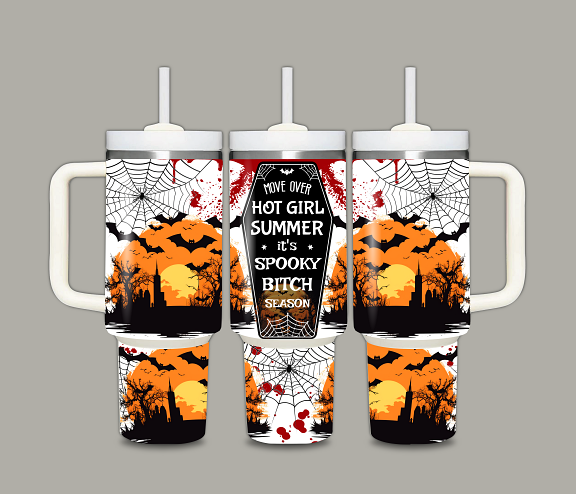 Fall and Halloween 40Ounce Tumblers