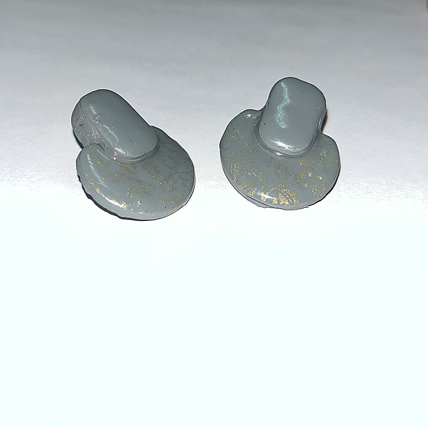 Annie Layered Stud Clay Earring