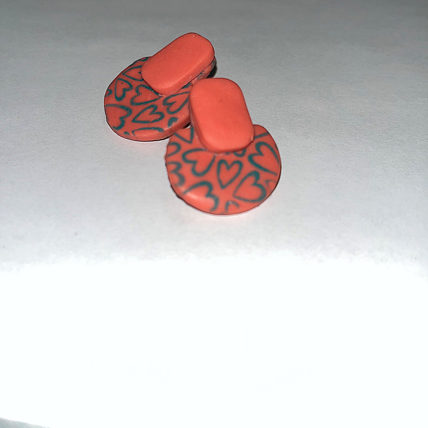 Annie Layered Stud Clay Earring