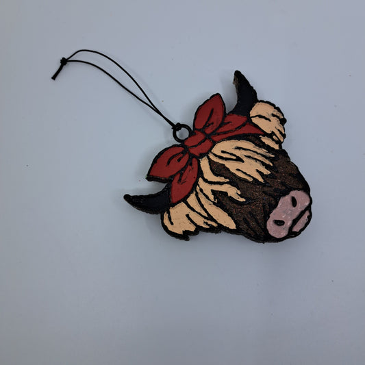 Cow With Bow Freshie