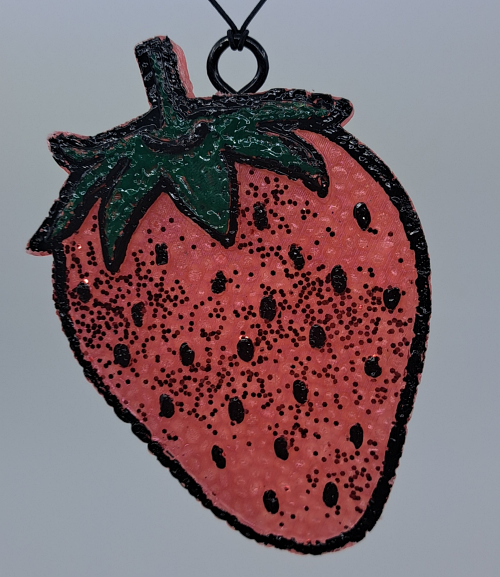 Strawberry Outlined Freshie