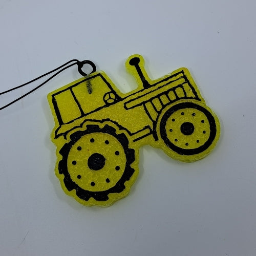 Yellow Tractor Freshie