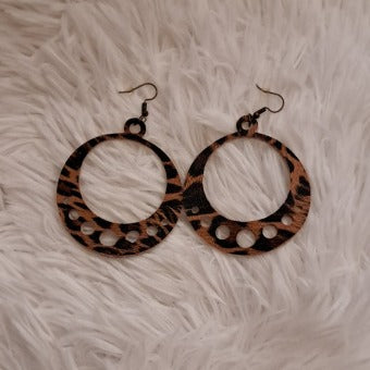Round Animal Print