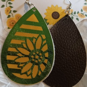 Sunflower Teardrop