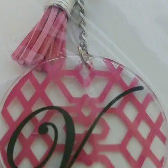 Monogram Keychains