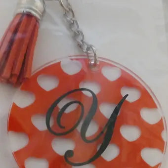 Monogram Keychains