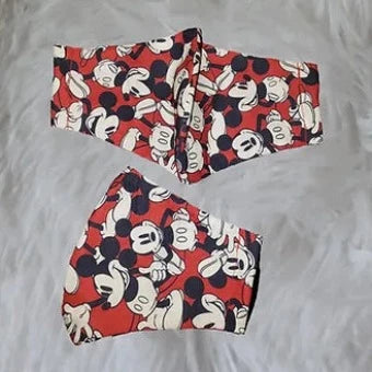 Mickey on Red